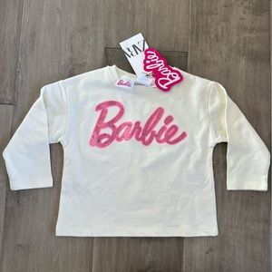Zara NWT Barbie sweatshirt top 18-24 months